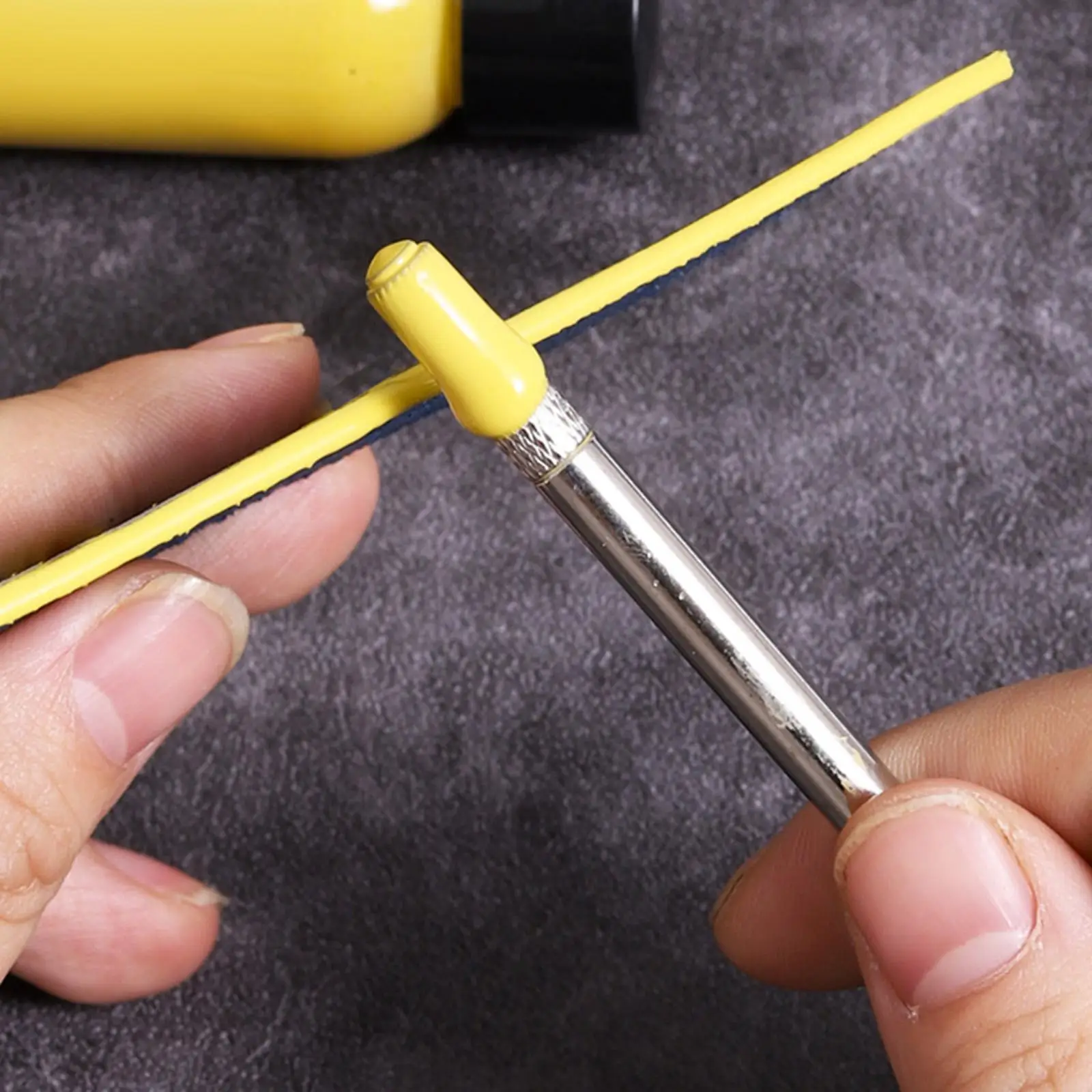 Leather Edge Dye Pen Multifunction Portable Painting Supplies Applicator Pen Edge Treatment Convenient Printing Tool Accessories
