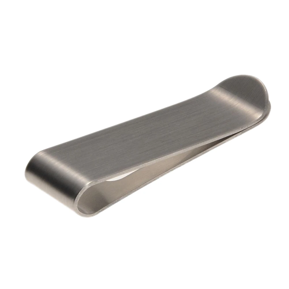 1PCS Vintage Solid Brass Money Clip Wallet Thickness Metal Men Cash Bill Clamp Holder ID Credit Card Folder For Male Mini Purse