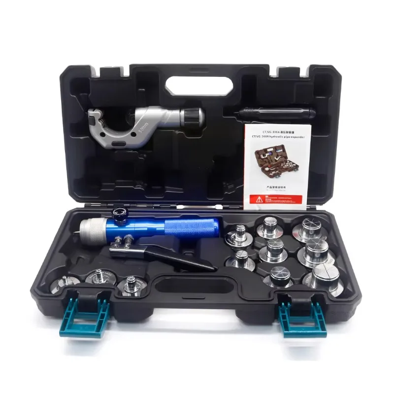 New Portable Manual Hydraulic Tube Expander Set Copper Pipe Bender for Air Conditioning Refrigeration Hydraulic Tools