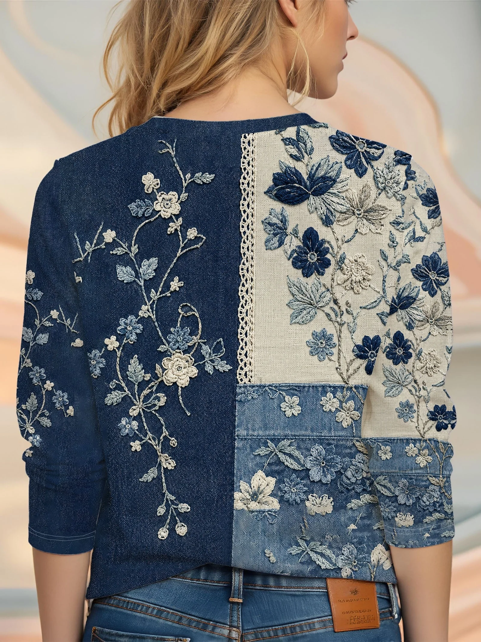 Blusa feminina de manga compri - Jeans avaliação e preço