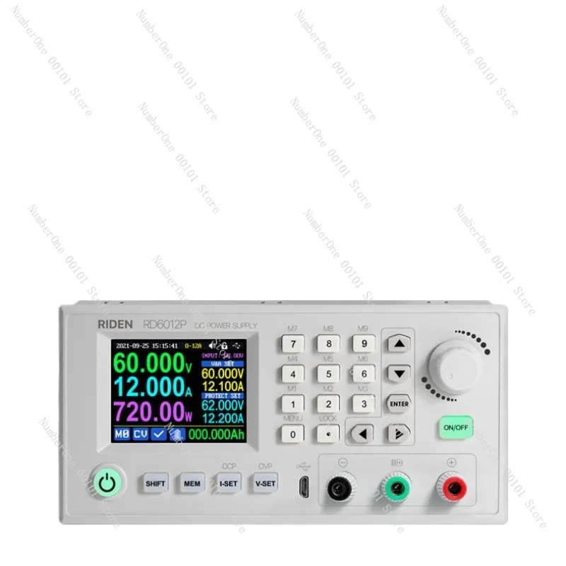 

USB Wi-Fi 5-значный понижающий преобразователь напряжения постоянного тока в постоянный, регулируемый понижающий преобразователь, вольтметр 60 В 12 А для промышленного измерительного инструмента