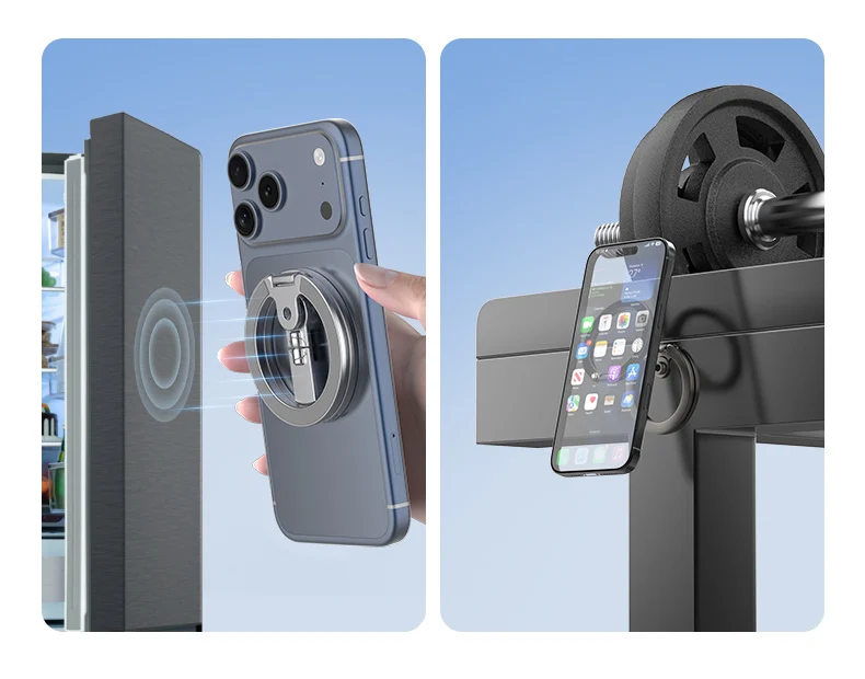 Soporte Magnético de Doble Cara para Teléfono Móvil, Accesorios de Fotografía Magsafe, Hebilla Magnética para iPhone 17 