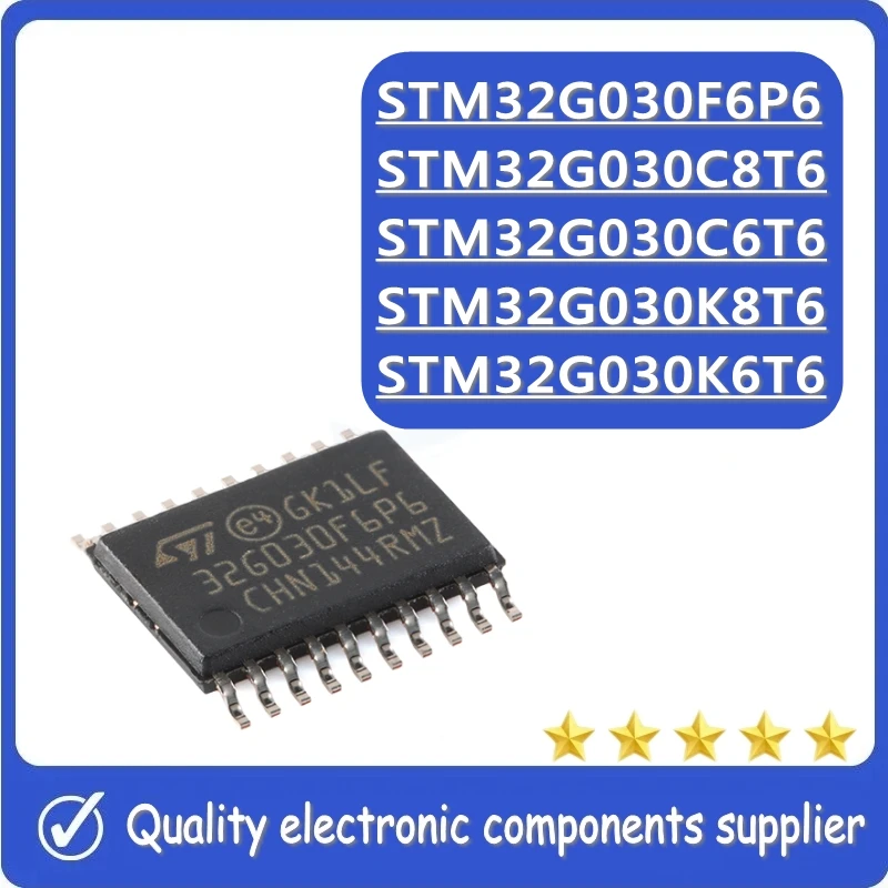 5pcs/lot STM32G030F6P6 STM32G030C8T6 STM32G030C6T6 STM32G030K8T6 STM32G030K6T6 microcontroller chip MCU TSSOP-20 New original