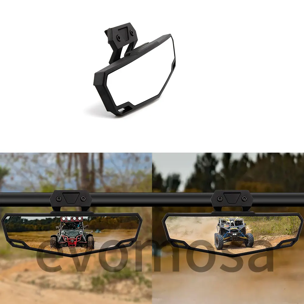 UTV Center Rear View Mirror UTV Premium Convex Side Mirrors For Polaris RZR XP 1000 /4 2024 /RZR Trail