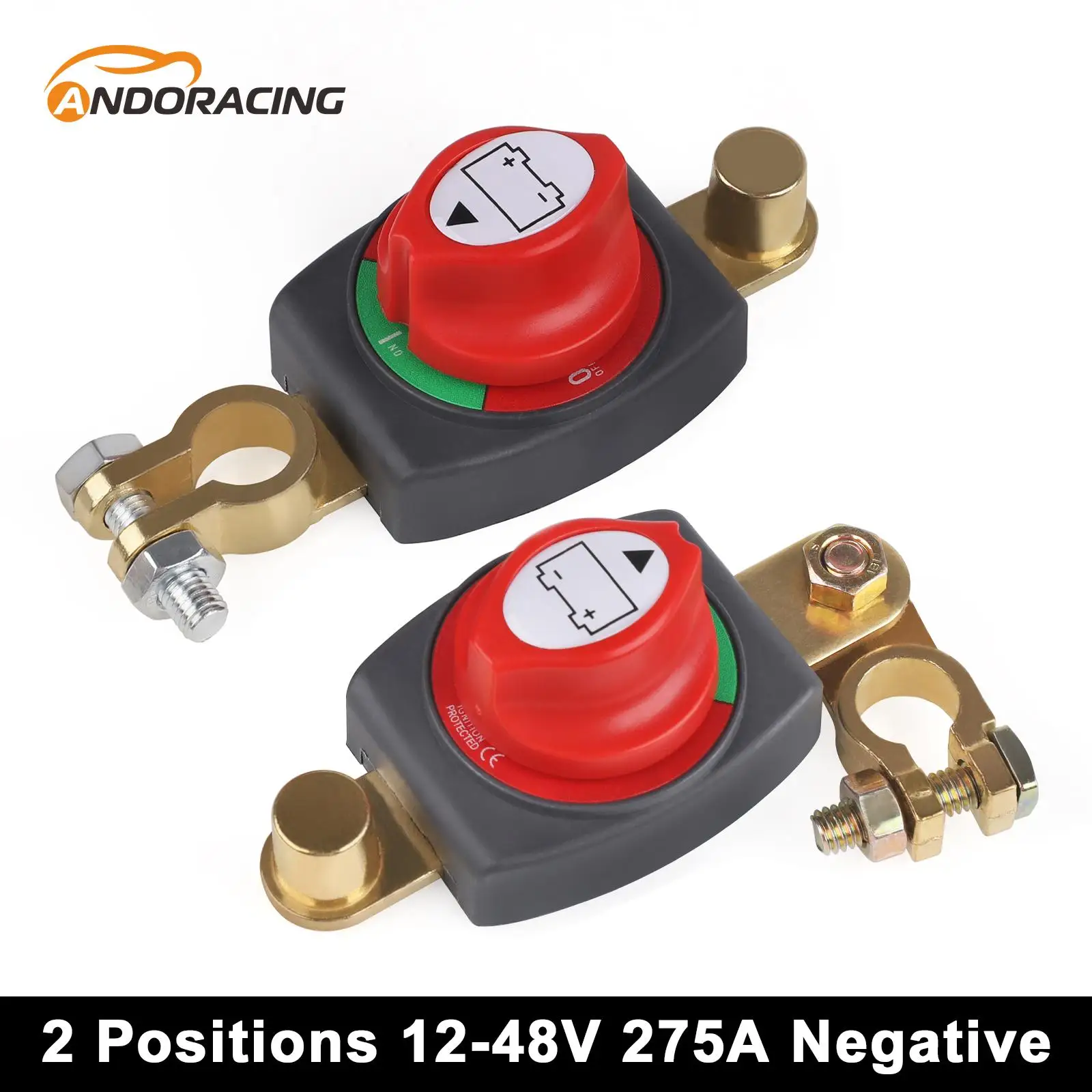 Top Post  Battery Power Cut Rotary Negative On/Off Master Switch Disconnect Isolator 12-48V For Car Vehicle RV Truck Marine Boat