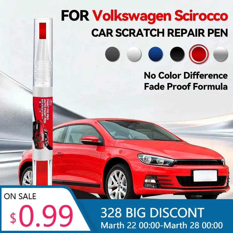 

Hot Car Dedicated For Volkswagen Scirocco Car Paint Repair Pen Touch Up Scratch Remover DIY Auto Accessories Silver White L1T9 0