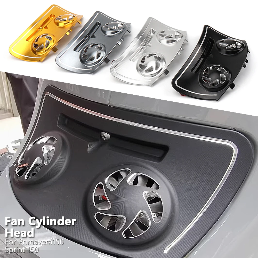 

For VESPA Primavera 150 Sprint 150 Motorcycle Scooter Accessories Cylinder Head Protector Cover Aluminum Cooling Cover