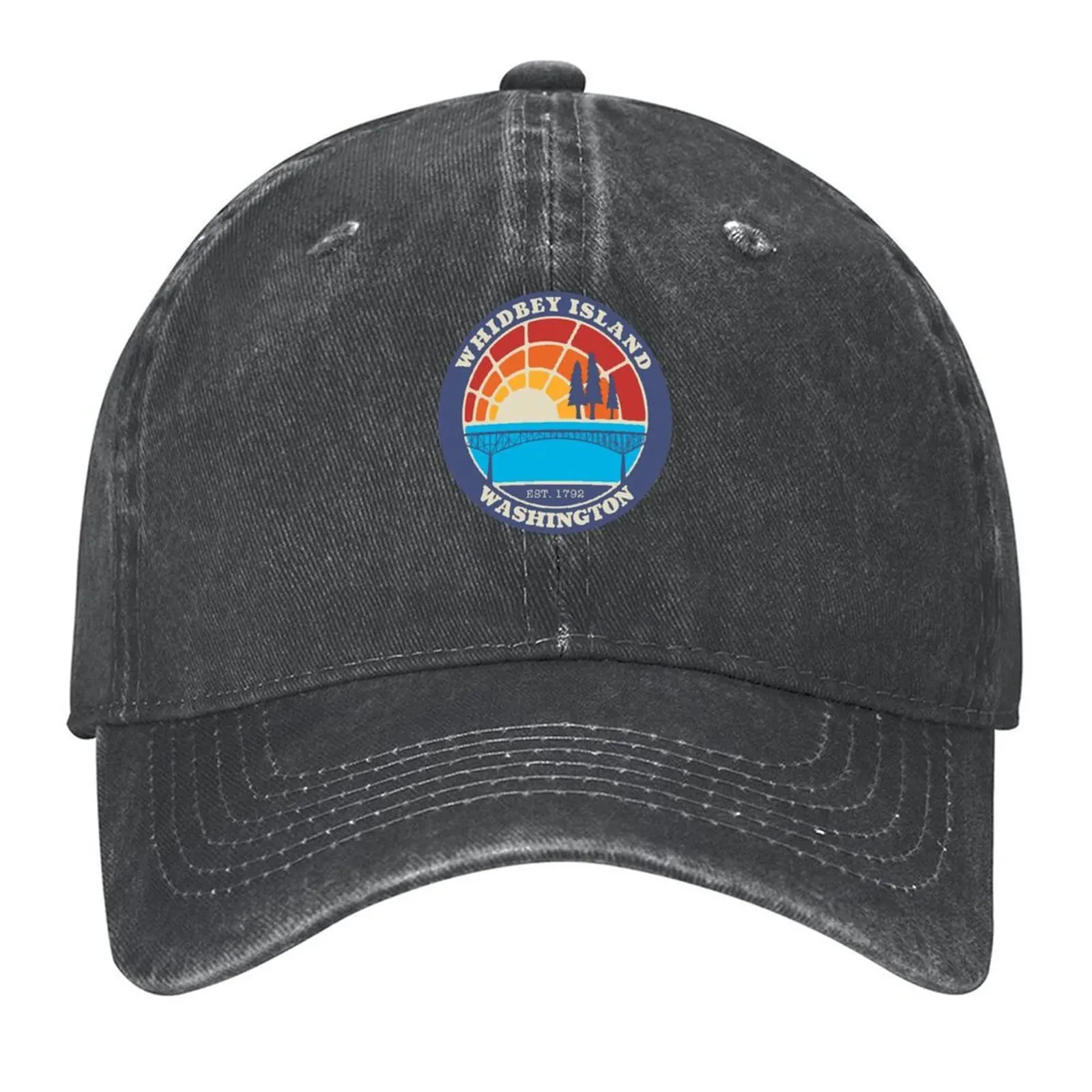

WHIDBEY ISLAND LOGO Baseball Cap golf hat genuine dad hat Sun Cap New Hat Women Men's