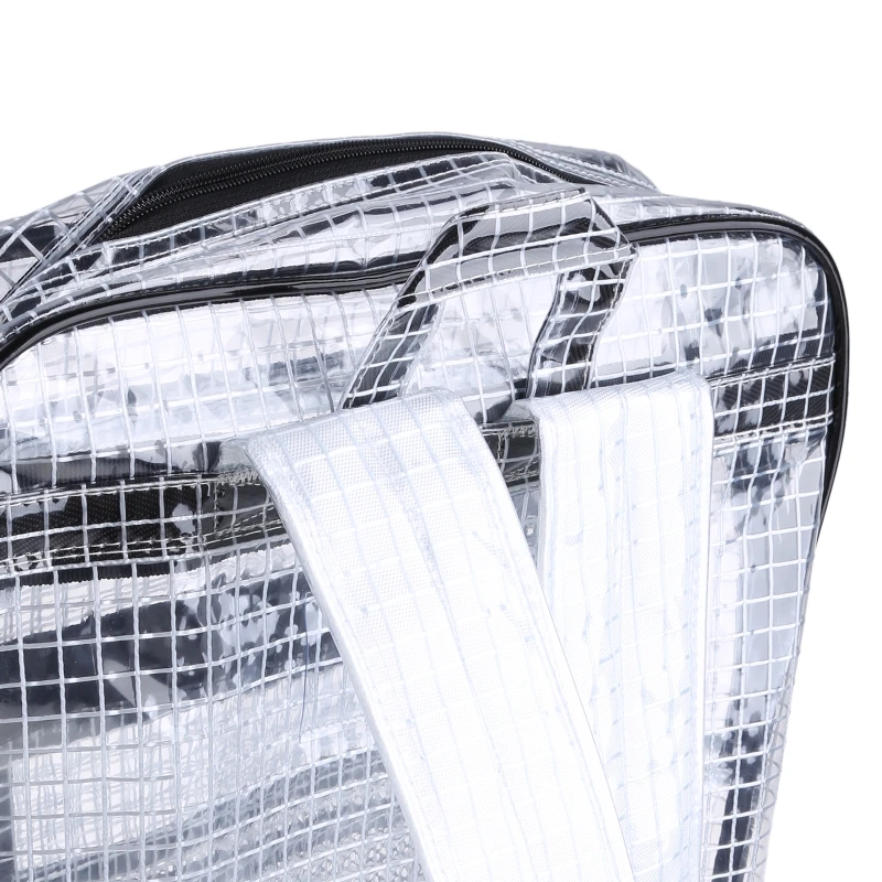 Anti-static Clear PVC Backpack Cleanroom Engineer Tool Bag for Computer Tools Working Transparent Daypack