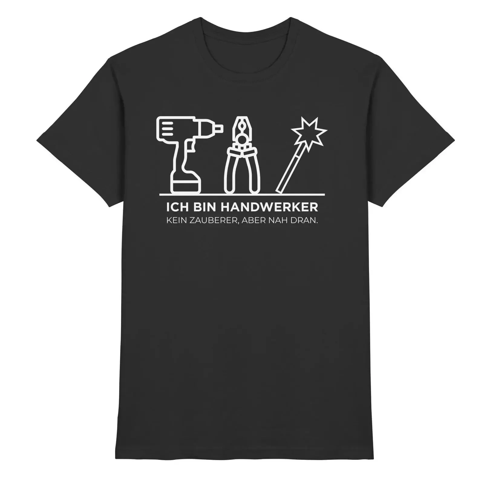 Tradesman T Shirt I amp 39 m a not magician but close Profession for tradespeople vintage Washed Stretched Versatile graphic