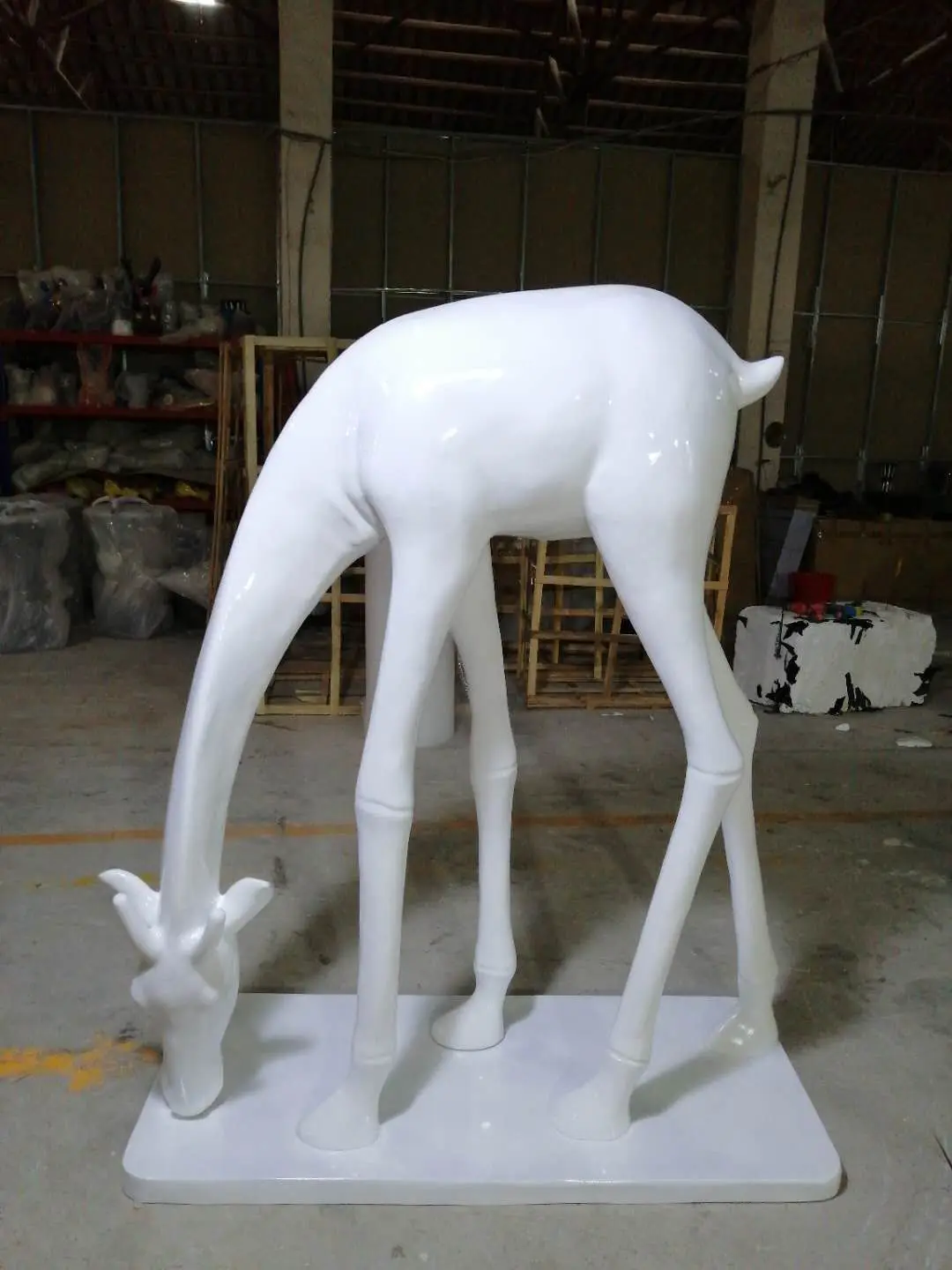 Ornament model room decoration, shopping mall Meichen decoration bow deer height 140 * 50 * 166