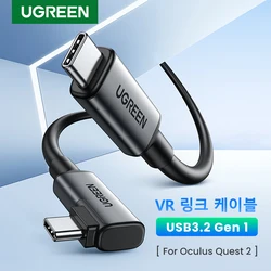 【新発売】Ugreen USB cリンクケーブル (quest 2ヘッドセット用) vrusb3.2 gen1高速5gbps 5m充電ケーブル60w USB cリンクケーブル