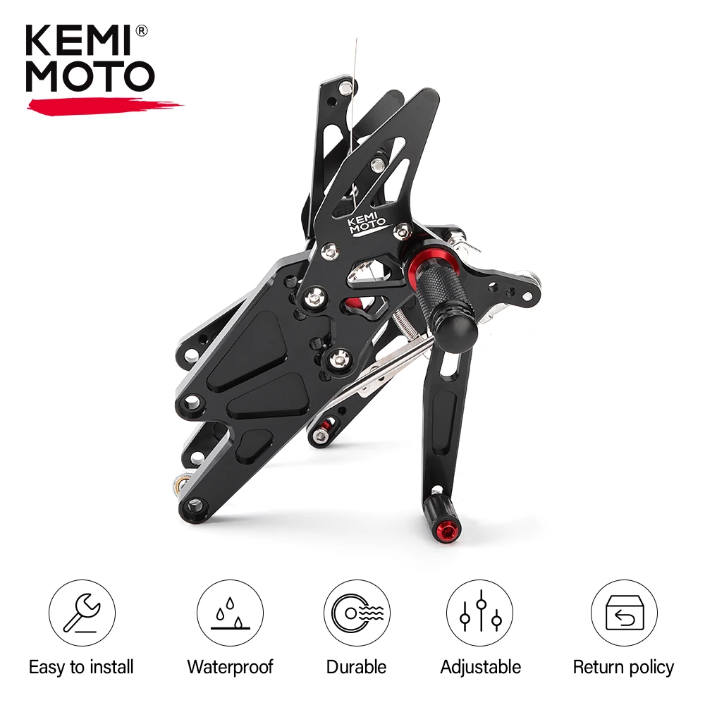 Motorcycle Foot Pegs Rest Rearset Rear Set Footrest CNC For Yamaha YZF R25 R3 MT-03 MT03 MT-25 MT25 2014 2015 2016 2017-2020