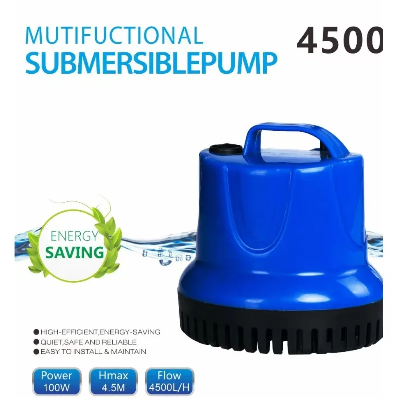 Submersible Water Pump with Suction Cups, Aquarium Pump, Fish Tank Fountain, Ultra-Quiet Filter, 25 W, 40 W 60 W 100W EU US Plug