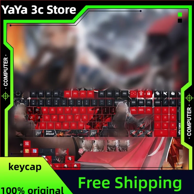 

Anime-Style Maritime Keycaps: Mechanical Keyboard Pbt Thermal Sublimation Process Cartoon Collection Peripheral Gaming Keycaps