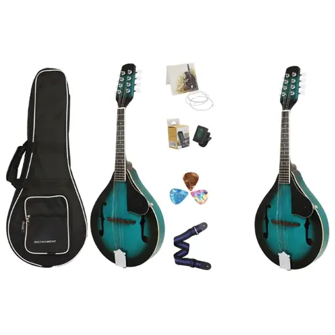 X9FF 어쿠스틱 만돌린 악기 8 현 Basswood Body Mandolin Benginners 용 조절 가능한 현악기