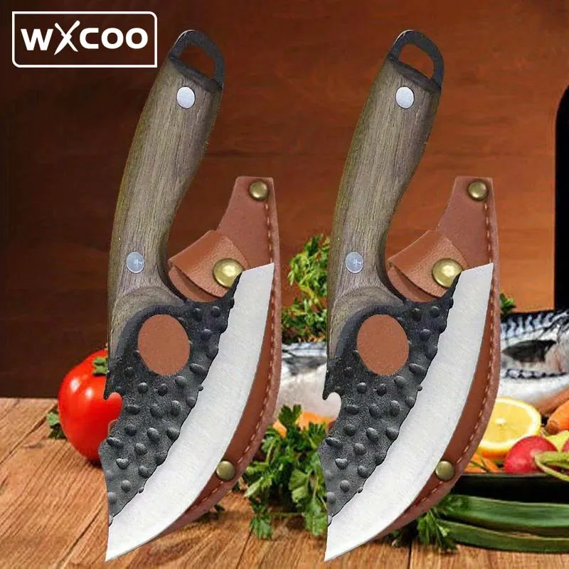 

Stainless Steel Multifunctional Knife Meat Cleaver Handmade Forged Knife Boning Knife Cooking Knife For Kitchen Convenience