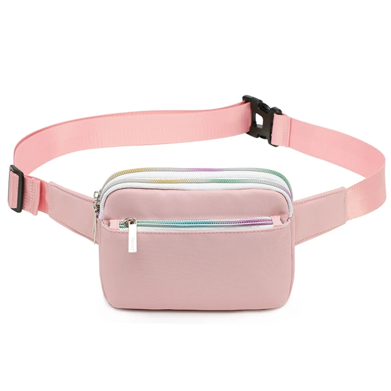 Frauen Gürteltasche Fanny Pack Telefon Geld Bargeld Licht Sport Taille Taschen Farben Reißverschluss Reisetasche für Männer