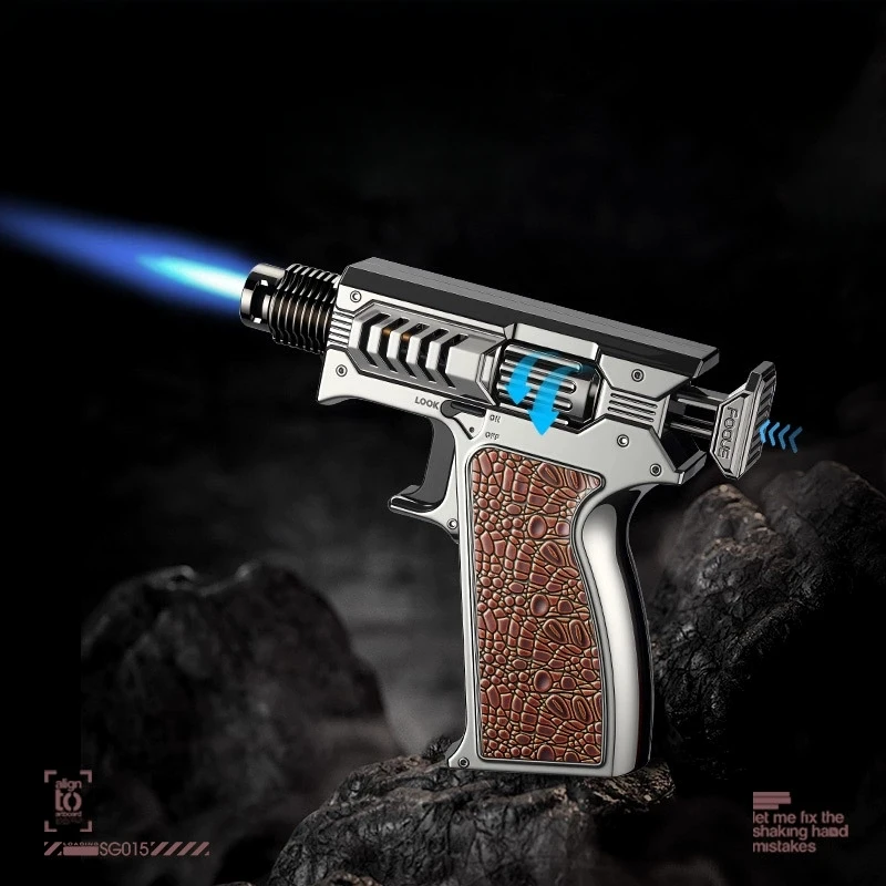 

Metal Spray Gun with High Temperature and Strong Firepower Outdoor Inflatable Welding Barbecue Trigger Linkage Windproof Lighter