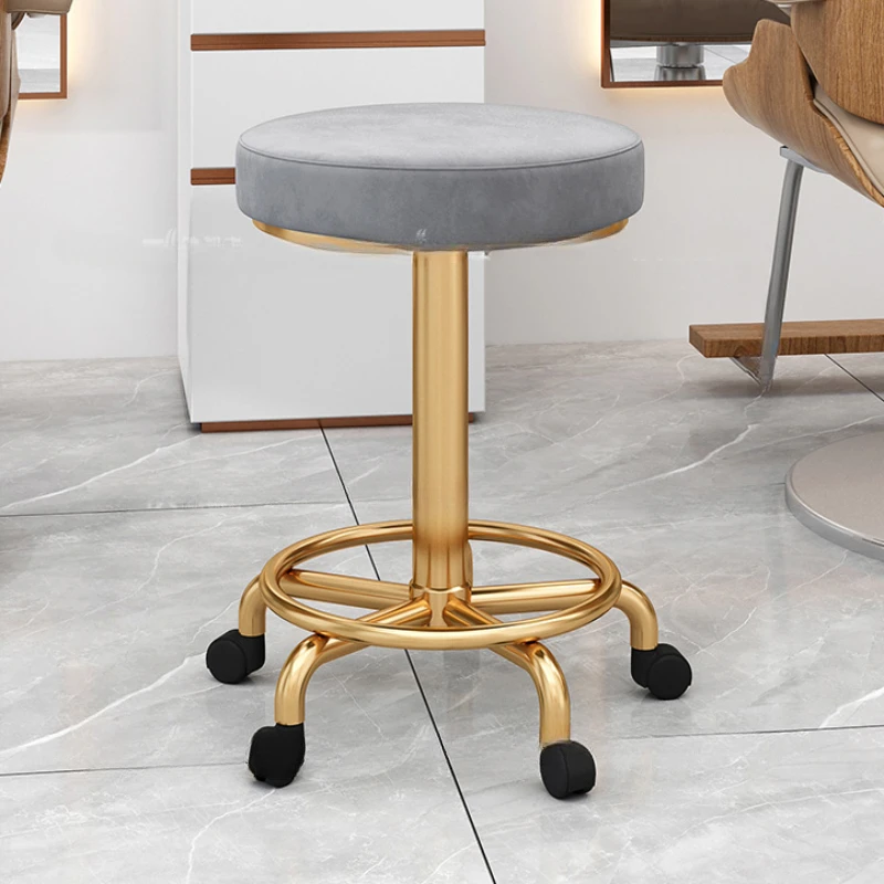 

Chairs High Stool Kitchen Living Room Counter Stools Tabouret Design Bar Modern Beauty Salon Chair Furniture Swivel BY-183