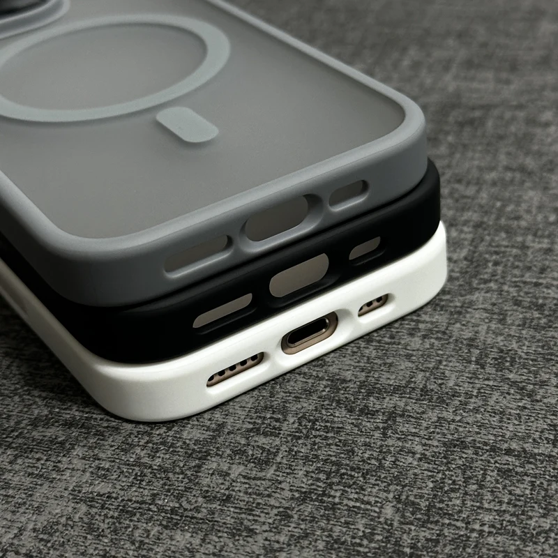 Original Aktiver Touch-Kameraknopf für MagSafe Handyhülle für iPhone 16 17 18 Pro Max 15 14 13 Matte Kabellose Ladehülle – Detail 7