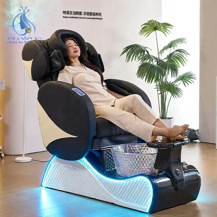 Multifunction Electric Massage Foot Spa Salon Station Pedicure Chair and Manicure