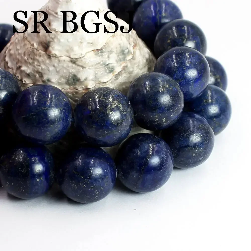 

16 мм большие натуральные драгоценные камни, синий камень, ювелирные изделия, сделай сам, свободные круглые бусины из лазурита, большие нитки 15 дюймов
