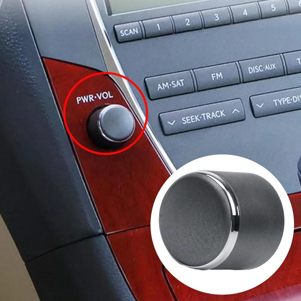 

Car Audio Radio Volume Control Rotary Knob Button Switch Cap for Lexus ES240 ES350 2006 2007 2008 2009 90010-22050 90010-22070
