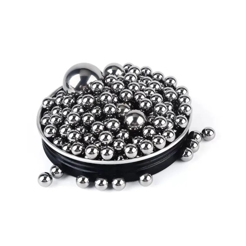 304 Stainless Steel 1-5mm GCR15 100Cr6 High Precision 100Pcs Solid Bearing Suitable For Linear Slider Ball Screw No Magnet