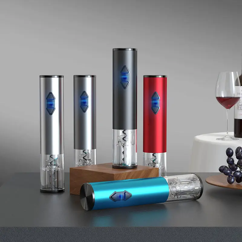 

Battery powered plastic automatic custom air pump opener wine beer bottle, electric wine opener set