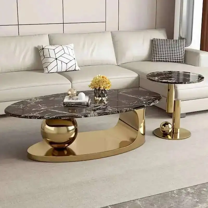Designer Side Table Simple Modern Luxury Nordic Aesthetic Center Side Table Unique Mechanism Mesas Bajas Entrance Hall Furniture