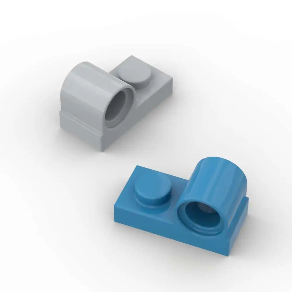 

MOC 10 шт. детали кирпича модифицированные 11458 1x2 с отверстием для штифта, набор строительных блоков, тарелка, идея частиц, развивающая игрушка, подарки на день рождения для детей