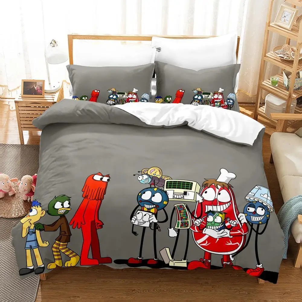 3d Print Anime Don't Hug Me I'm Scared Bedding Set Single Twin Full Queen King Size Bed Set Adult Kid Bedroom Duvet cover Sets