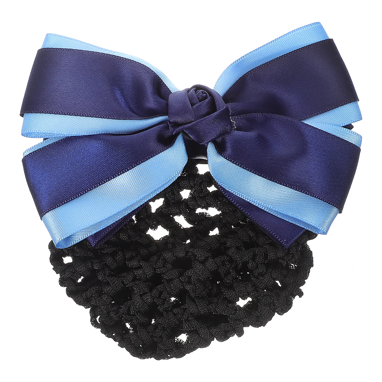 شبكة شعر نسائية على شكل فيونكة شبكية أنيقة من الكروشيه للاستخدام الاحترافي وكعكة الرقص هدية لمحبي الشعر #5