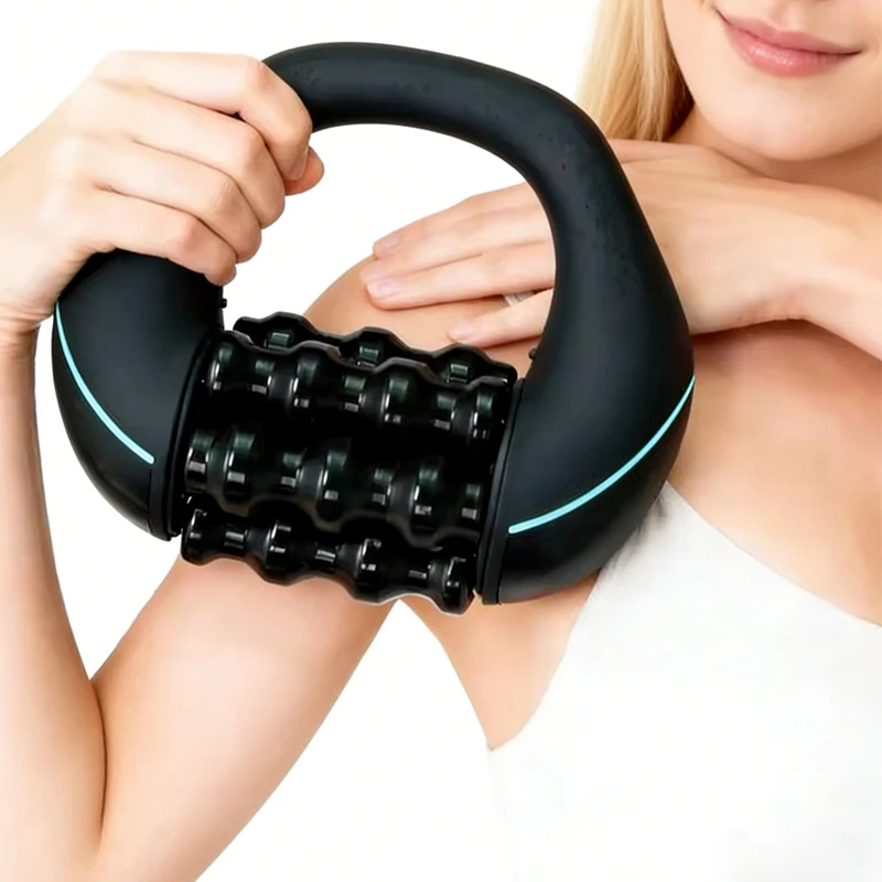 

Электрический массажный ролик, перезаряжаемый, 3-скоростной массажер для перкуссионной терапии, для облегчения состояния всего тела, восстановления глубоких тканей и мышц