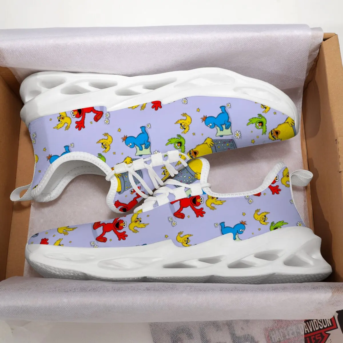 أحذية رياضية للرجال لعيد الميلاد خفيفة الوزن سهلة الارتداء، أحذية مشي مريحة مضادة للانزلاق للتدريب في الهواء الطلق #4