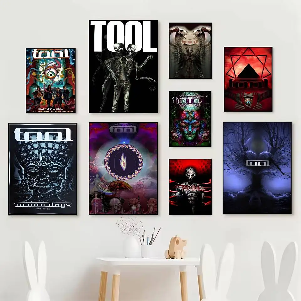 Tool Band Lollapalooza in Texas Poster HD posters Self adhesive waterproof ideal for living room bedroom bar decoration