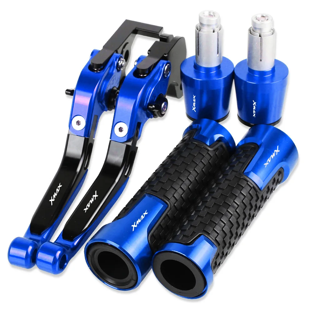 

For YAMAHA XMAX X-MAX 300 all years X MAX Motorcycle Aluminum Adjustable Brake Clutch Levers Handlebar Hand Grips ends