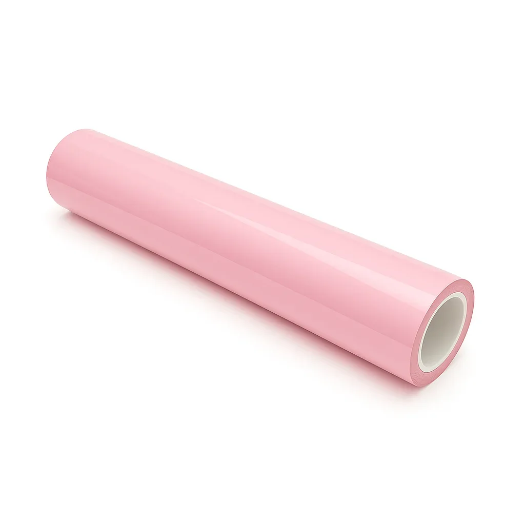 High Quality Glossy Baby Pink Vinyl Wrap Film Self-Adhesive Auto Tuning Vinyl Wrap & Motorcycle Stickers Durable Foil