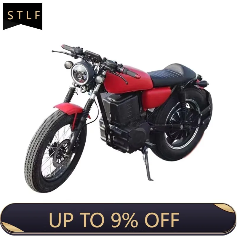 Zuimi 72v Electric Racing Driver Off-Road Motorcycle Coffee Shop Seat 3000w Motor Power 2000w Max Speed 80km/h Lithium Battery C