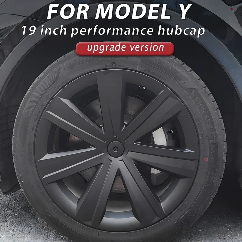 4PCS Hub Cap for Tesla Model Y Performance Hubcap 19 Inch Full Rim Cover Wheel Cap for Gemini Accessories  Wheel Parts 2018-2024