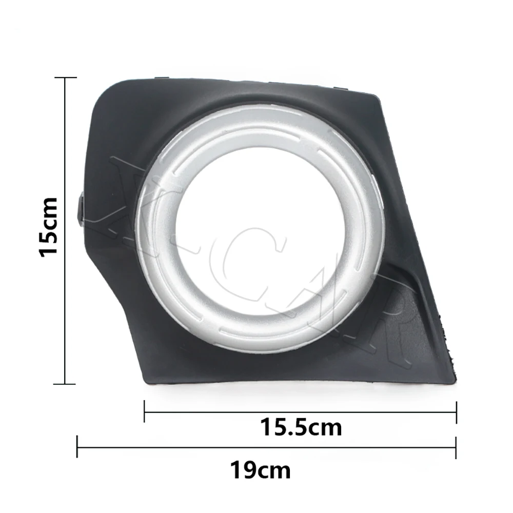 For Mitsubishi L200 Triton MQ MR 2015 2016 2017 2018 Front Bumper Fog Lamp Light Frame Cover Bezel Cap Lid