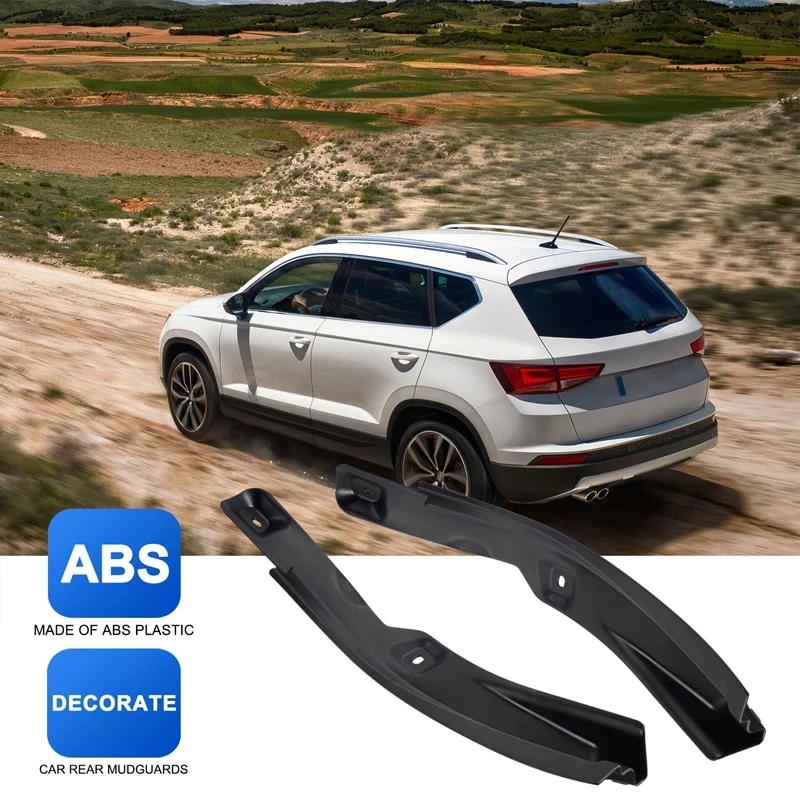 2PCS Rear Wheel Inner Mudguards Fender Anti Dirt Cover For Seat Ateca 2017-2021 Splash Guards Mud Flaps