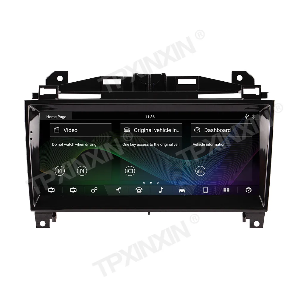 10.25 بوصة تعمل باللمس أندرويد 14.0 لجاكوار F-TYPE 2013 - 2020 سيارة carplay نظام تحديد المواقع والملاحة الوسائط المتعددة مشغل ستيريو رئيس وحدة #4