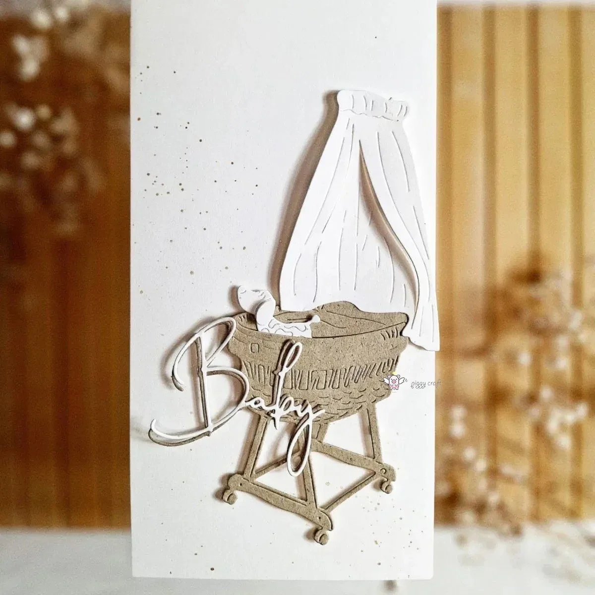 New Craft metal cutting dies cut die mold Baby cradle crib Scrapbook paper craft knife mold blade punch stencils dies