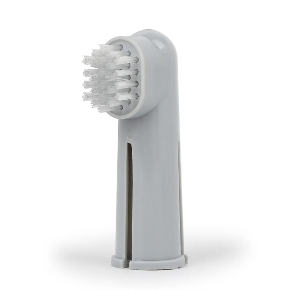 

2Set Pet Toothbrush Set 3 Pieces with Massage and Clean Finger Brushes for Puppy Dental Care Easy Use Pet Finger Toothbrush