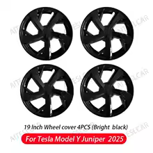 【¥14,077】Tesla Model Y Juniper 2026 19インチ ホイールカバー 4枚 19インチ 2025 ブライトブラック 特別割引-アリエク特価アラート