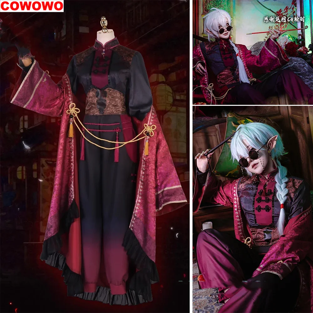 NIJISANJI Vtuber Kuzuha Cosplay Costume Halloween Garment of Traditional Chinese Style Outfits Women Men New Suit Wig Shoes