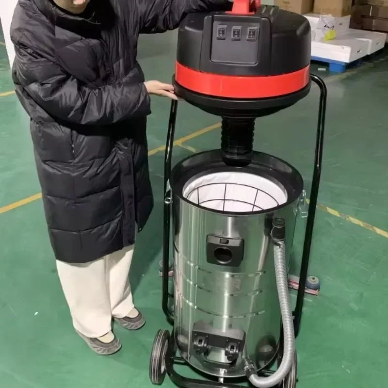 

【Best-selling】5400W High-Power Dual-Use Cyclone Vacuum Cleaner 100L Bag for Industrial Garages Houses Hotels Car Dry Wet Handhel