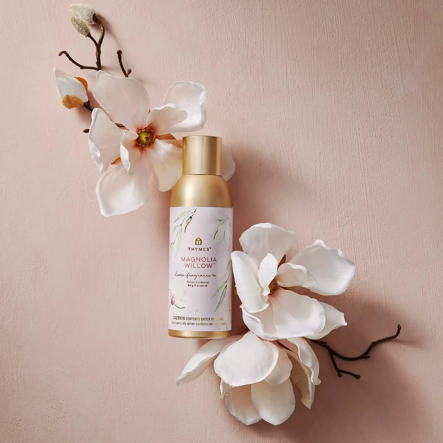 Thymes Magnolia Willow Room Spray - Long Lasting Air Freshener for Home with Floral Scent, 3 oz view 4